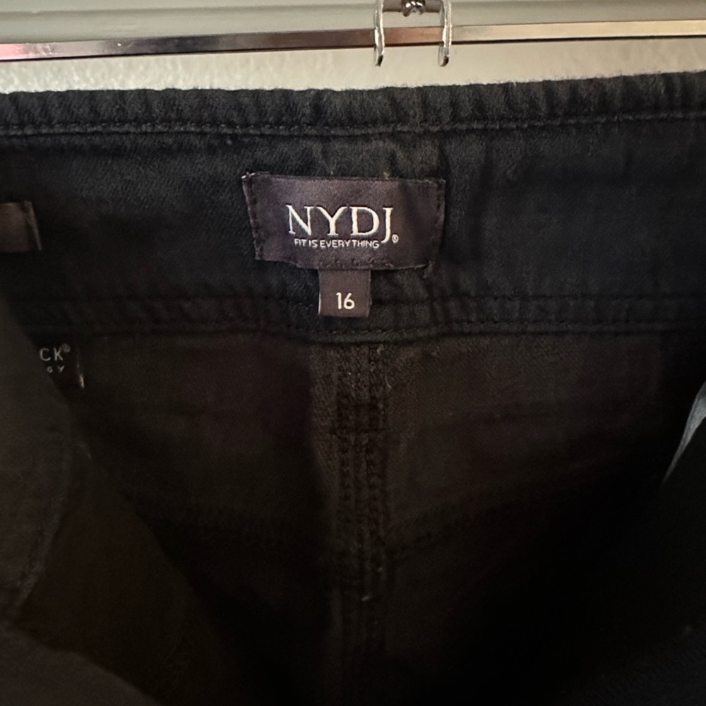 NYDJ Women's Black Flare Jeans